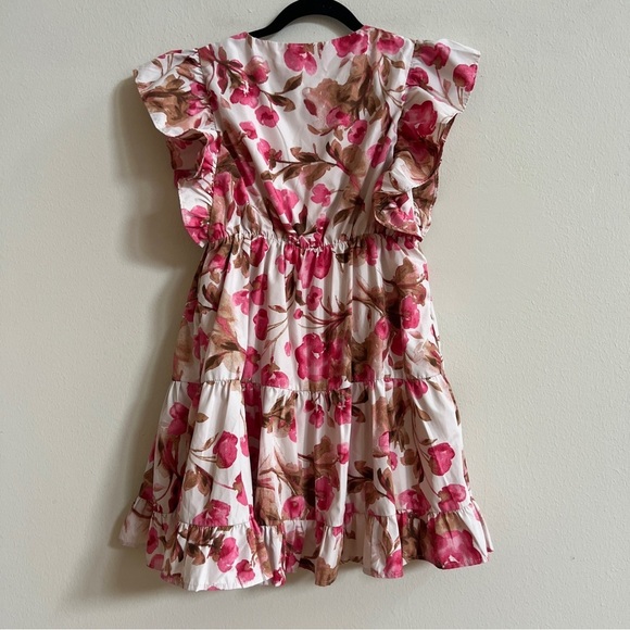 Abercrombie & Fitch Pink Floral Mini Dress - Picture 3 of 6